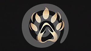 a simple elegant logo design featuring a stylized silh ai generated