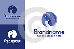 Circle Elephant Logo