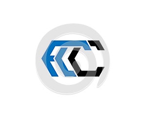 Simple FCC Modern Creative Letter Logo