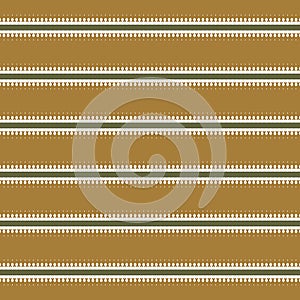 Simple Flat Duo Color Stripe Dotted Traditional Ethnic Seamless Vector Texture Ornament Pattern.Digital Graphic Design Decoration
