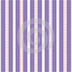 Simple Flat Duo Color Tube Stripe Traditional Native Seamless Vector Texture Ornament Pattern.Digital Graphic Design Decoration