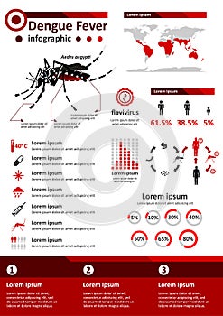 Infectious Disease Infographics - Dengue Fever photo