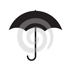 Simple flat umbrella icon