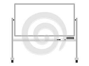 A simple frame of a flat-style whiteboard