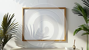 simple frame on a white bakground,