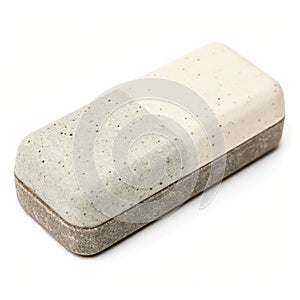 Eraser isolated on white background photo