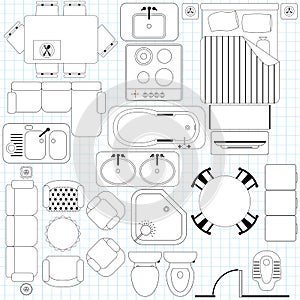 Simple Furniture / Floor Plan