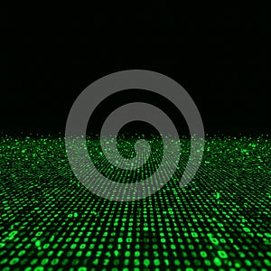 A simple geometric design with a black circle inside a black-bordered square on a whit