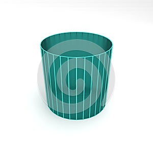 Simple geometric objects, 3d render, 3d illustration