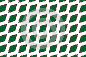 Simple geometric pattern in the colors of the national flag of Algeria