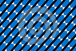 Simple geometric pattern in the colors of the national flag of Estonia