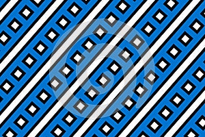 Simple geometric pattern in the colors of the national flag of Estonia