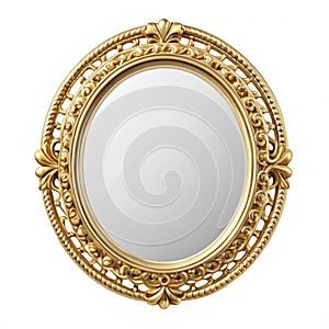 Simple gold mirror