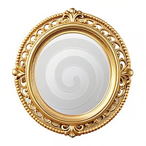 Simple gold mirror