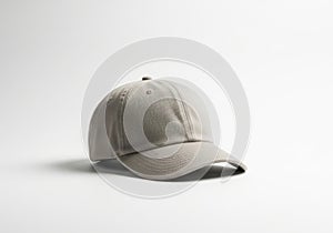 Simple gray baseball cap