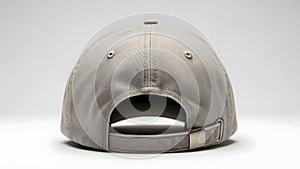 Simple gray baseball cap