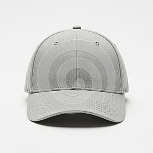 Simple gray baseball cap