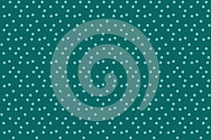 Simple green blue polka background seamless pattern