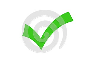 Green checkmark icon for approval or confirmation