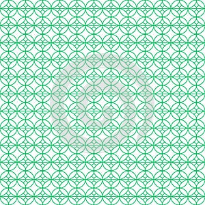 Simple Green Ornamental Pattern Texture Background