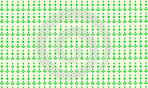 Simple Green Seamless Pattern Design Vector Illustration