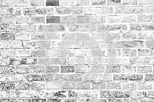 Simple grungy white grey brick wall surface as seamless pattern texture background