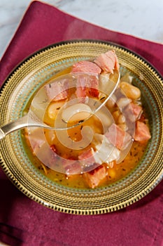 Simple Ham and Bean Soup