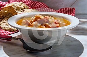 Simple Ham and Bean Soup