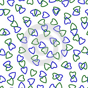 Simple hearts seamless pattern,endless chaotic texture made of tiny heart silhouettes.Valentines,mothers day background.Great for