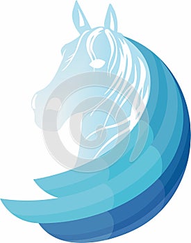 Simple horse logo