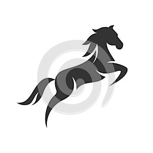 Simple Horse Vetor Logo For Sale