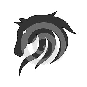 Simple Horse Vetor Logo For Sale