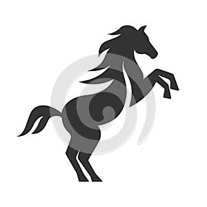 Simple Horse Vetor Logo For Sale