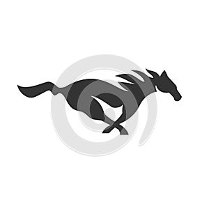 Simple Horse Vetor Logo For Sale