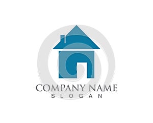 Simple House Home Real Estate Logo Icons