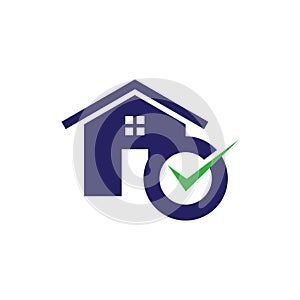 Simple housing and real estate icon accept for web icon or mobile APP
