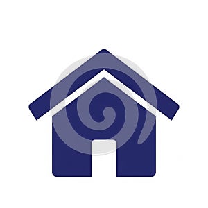 Simple icon of a house in