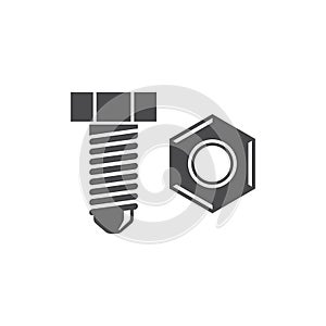 Simple illustration of bolt