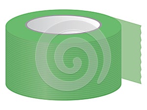 Simple illustration of curing tape