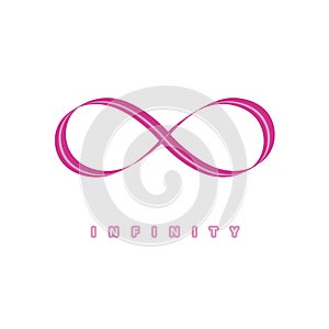 Simple Infinity symbol pink