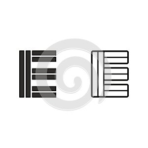 Simple Initial Letter E Log, Premium Business logo icon. White color on black background