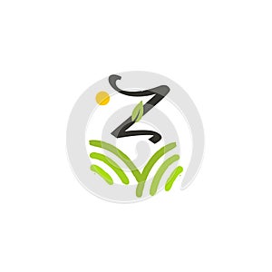 Simple Initial Z field or Garden Logo