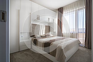 Simple white bedroom