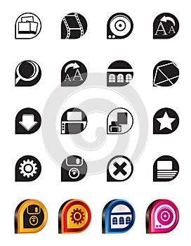 Simple Internet and Website Icons