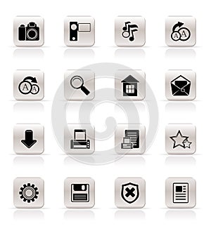 Simple Internet and Website Icons