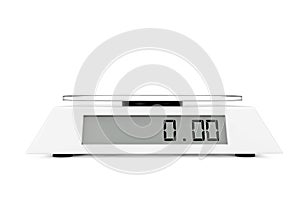 Simple Kitchen Digital Scale. 3d Rendering