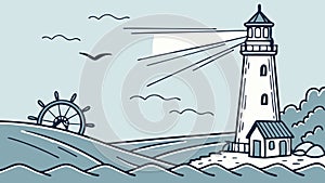 Simple Light Bulb Vector Sketch, Idea and Solution Outline Drawing, vector design Generative AI