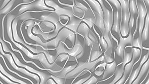 Simple light Platinum monochromic 3D abstract background image made of plain crackle patterns with shadow perspectives