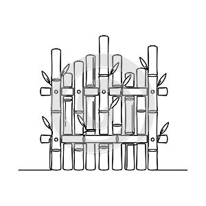 Clean minimalistic lines on a white background emphasizing the