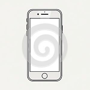 A simple line drawing of a